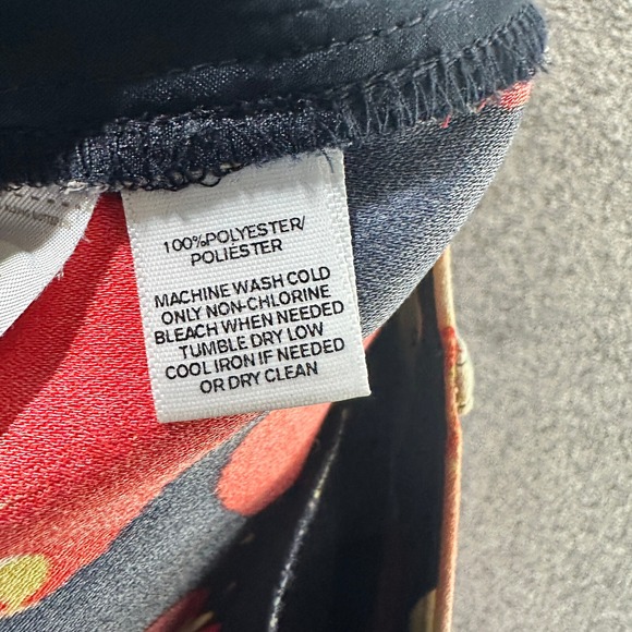 Ann Taylor Loft Cropped Trouser Pants Women 00P Floral Hi Rise Wide Leg Culottes - Picture 12 of 13